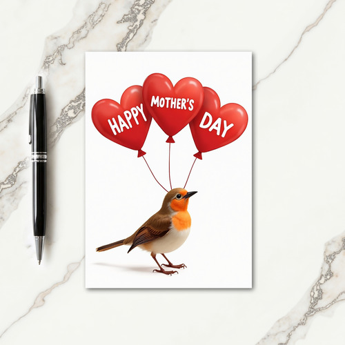 Bird Hearts Mothers Day Card