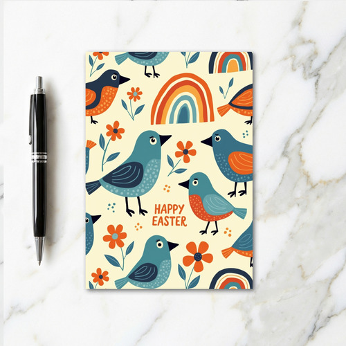 Birds And Blooms Easter Card