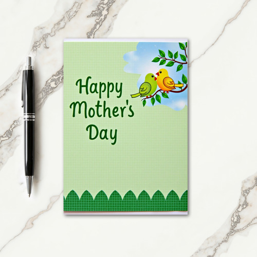 Birds Mothers Day Greeting Card