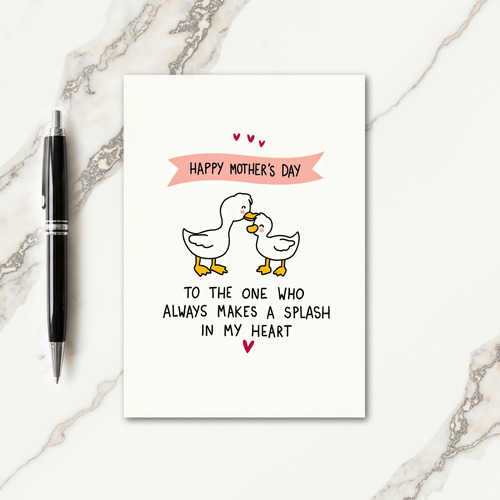 Birds Mothers Day Love Nurture Card