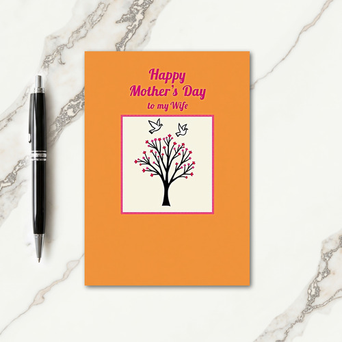Birds Wife Mothers Day Card