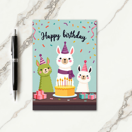 Birthday Animal Friends Card