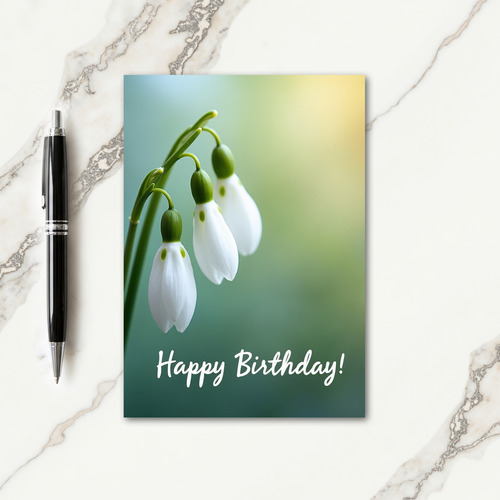 Birthday Bell Blossom Card