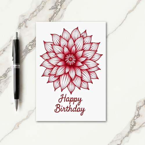 Birthday Bloom Art Card