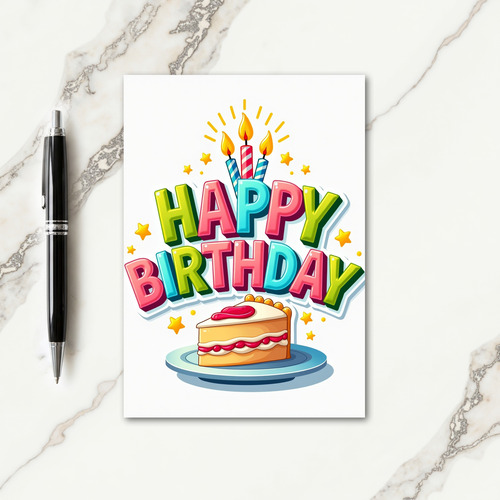 Birthday Cake Delight Card