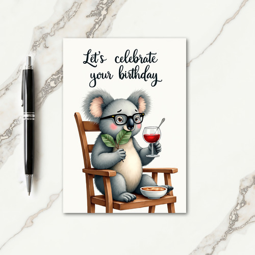Birthday Cheer Koala Card
