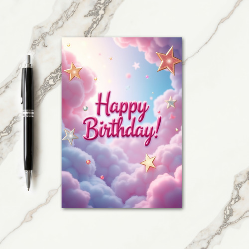 Birthday Cloudscape Card