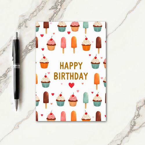 Birthday Confections Art Card