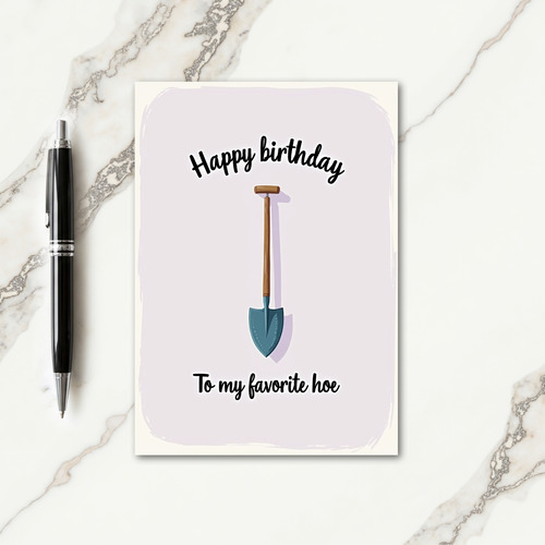 Birthday Garden Tool Card