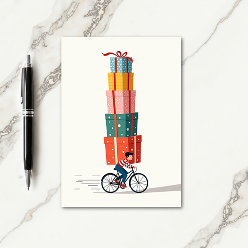 Birthday Gift Stack Card