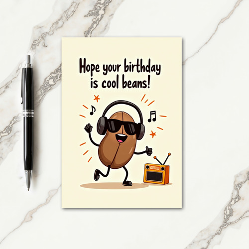Birthday Groove Legume Character Card