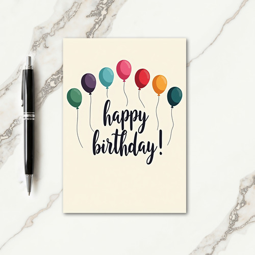 Birthday Illustration Arc Card