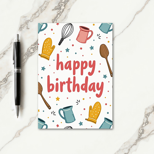Birthday Illustration Art Card