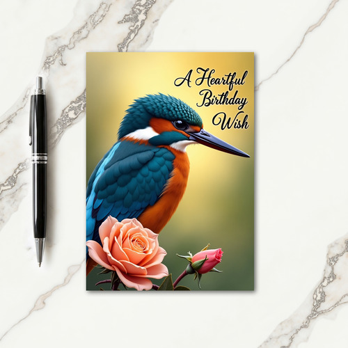 Birthday Jewel Bird Card