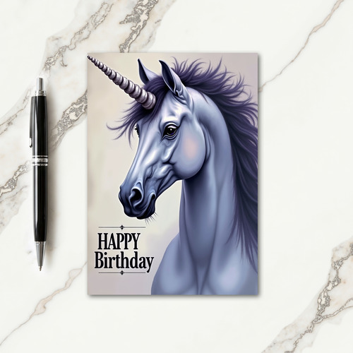 Birthday Mythical Horse Card