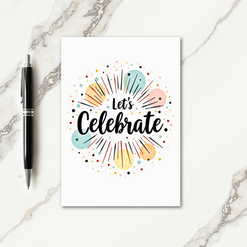 Birthday Pastel Circles Card