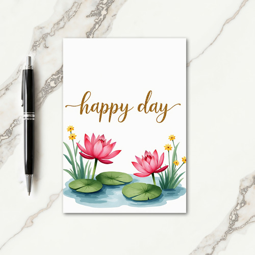 Birthday Pink Blossom Card