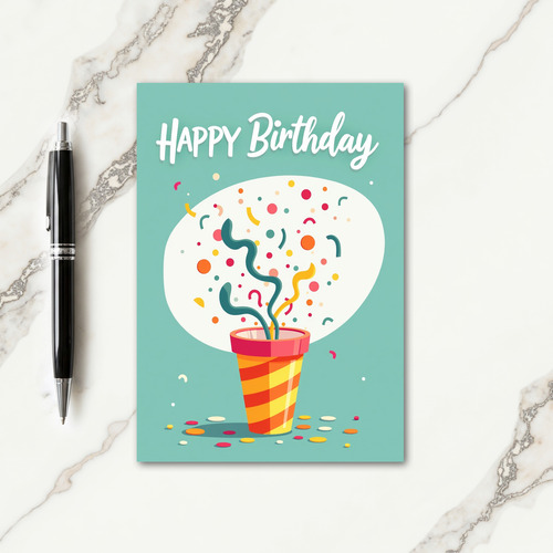 Birthday Popper Card