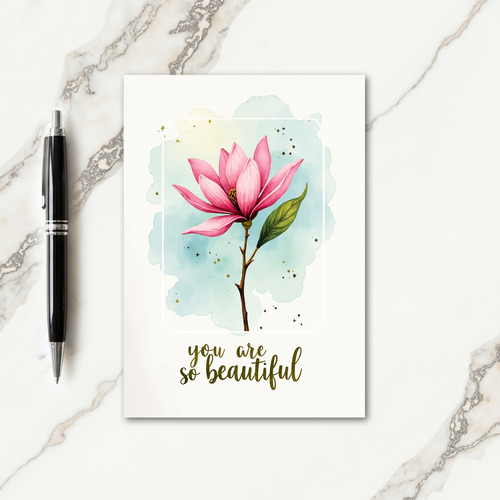 Birthday Rose Bloom Card