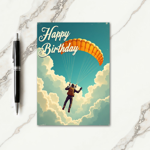 Birthday Sky Adventurer Card