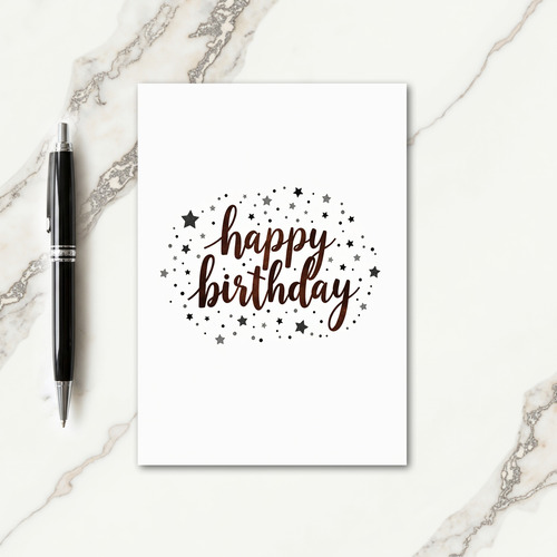 Birthday Sparkle Art Card