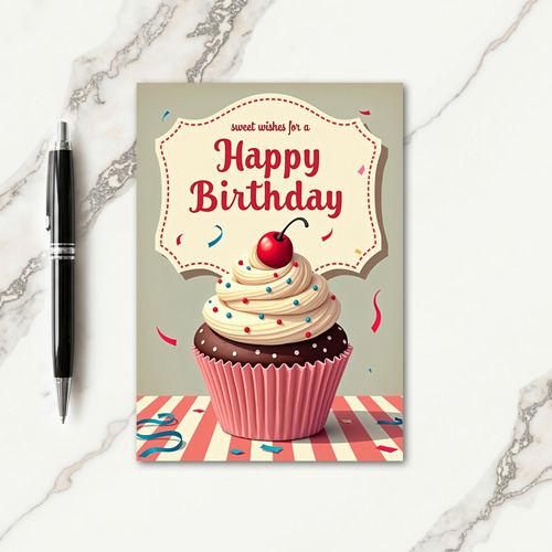Birthday Sprinkles Treat Card