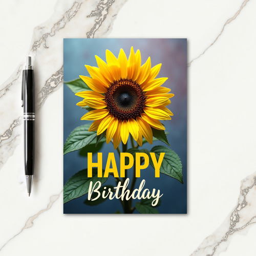 Birthday Sun Bloom Card
