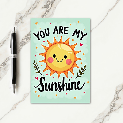 Birthday Sunshine Art Card