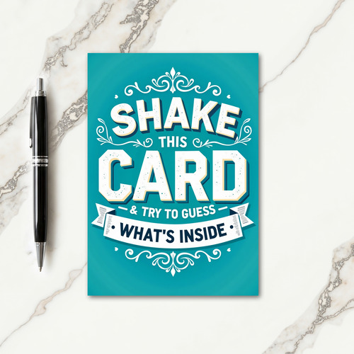 Birthday Surprise Game Card