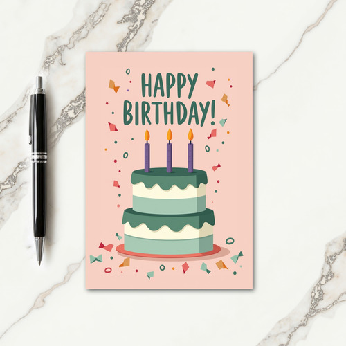 Birthday Treats Design Card