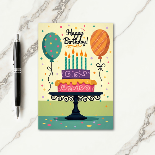 Birthday Treats Graphic Card