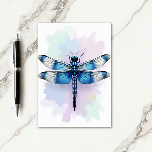 Birthday Wish Blue Bug Card