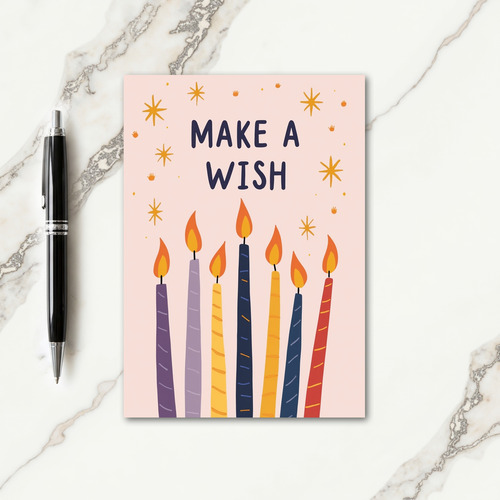 Birthday Wish Starry Night Card