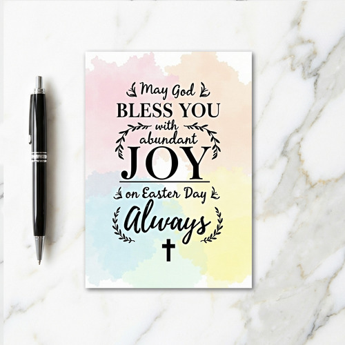 Bless You Joyful Wishes Card