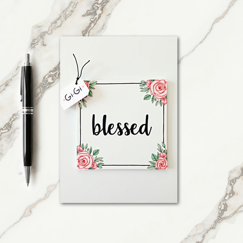 Blessed Floral Gigi Mother Card