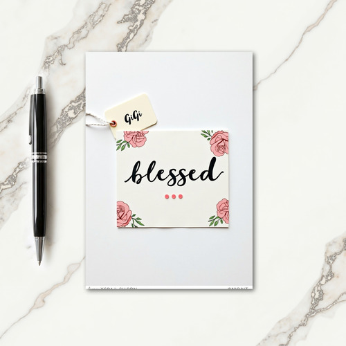 Blessed Floral Mothers Day Card