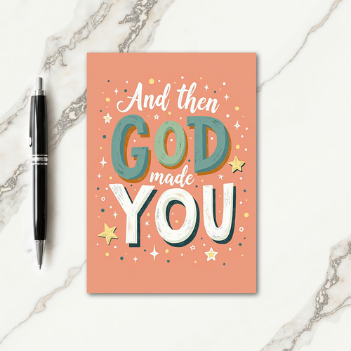 Blessed Message Birthday Card