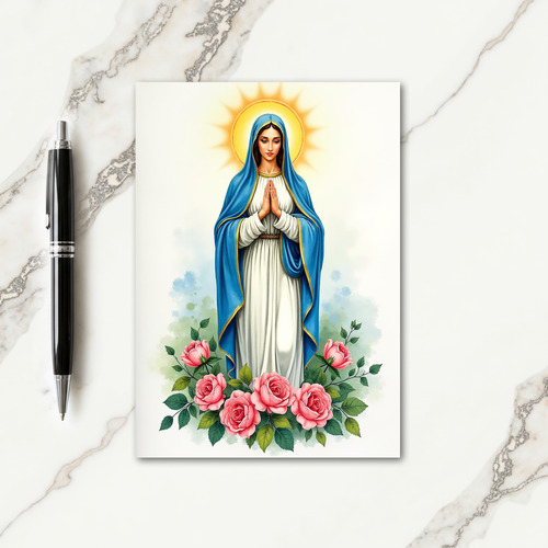 Blessed Mother Prayer Card