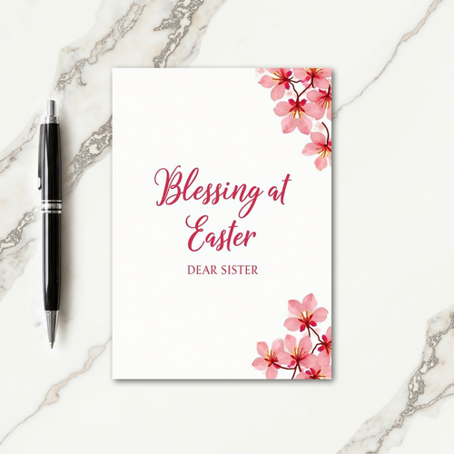 Blessing At Easter Sister Card
