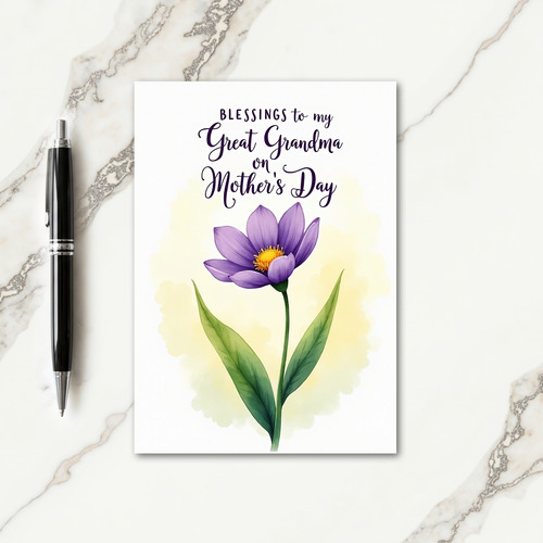 Blessings Great Grandma Card