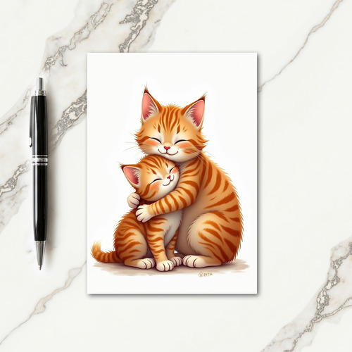 Blissful Cats Mothers Day Card