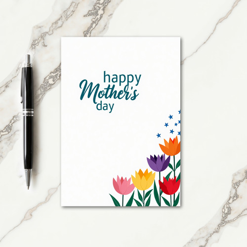 Blissful Mothers Day View Card