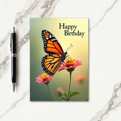 Blissful Winged Beauty Card