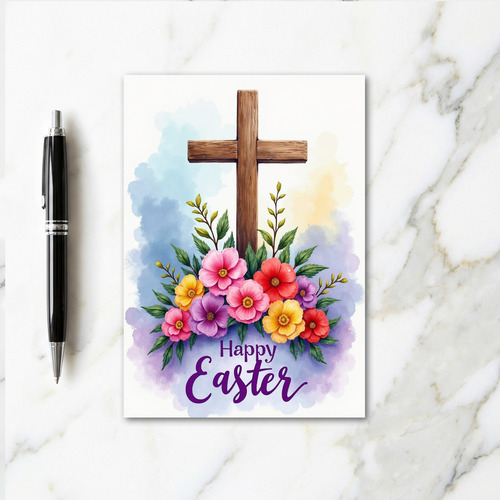 Blooming Hope Floral Art Card