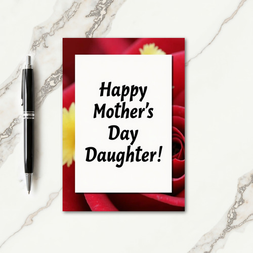 Blooming Mothers Day Daughter Card
