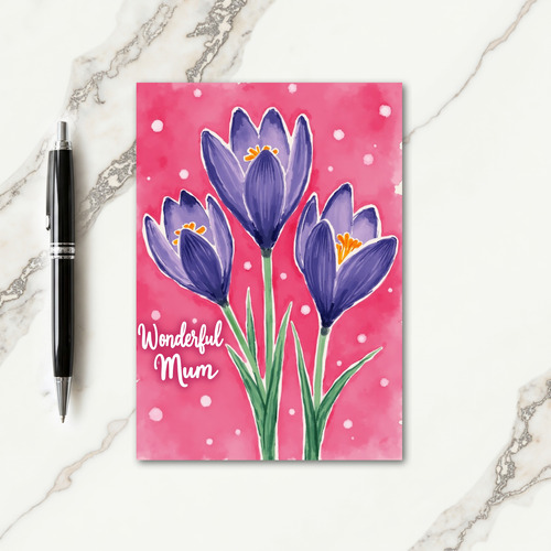 Blooming Mothers Day Flower Card