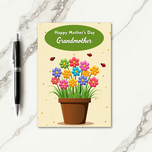 Blooming Mothers Day Icon Card