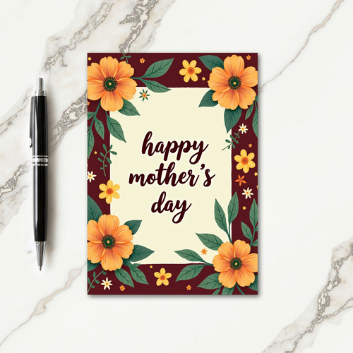 Blooming Mothers Day Message Card