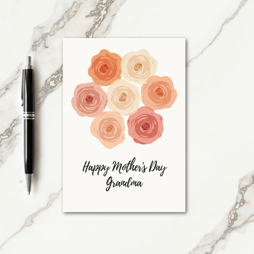 Blooming Mothers Day Peonies Card