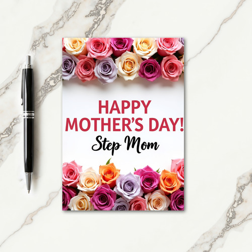 Blooming Mothers Day Step Mom Card